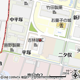 愛知県犬山市北平塚周辺の地図