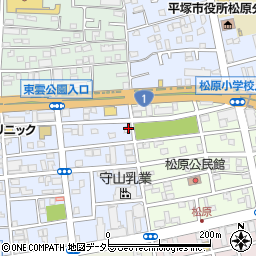 神奈川県平塚市宮の前12-19周辺の地図