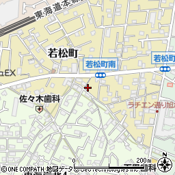 神奈川県茅ヶ崎市若松町18周辺の地図