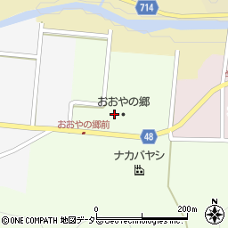 兵庫県養父市大屋町笠谷41周辺の地図