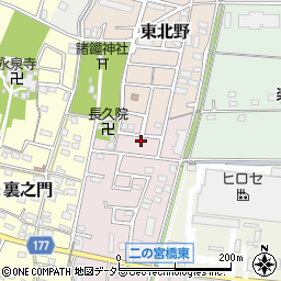 愛知県犬山市藪畔18-19周辺の地図