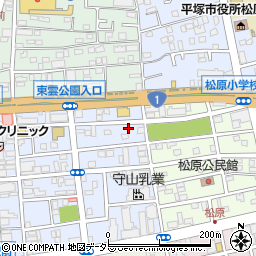 神奈川県平塚市宮の前12-14周辺の地図