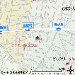 神奈川県茅ヶ崎市旭が丘3周辺の地図