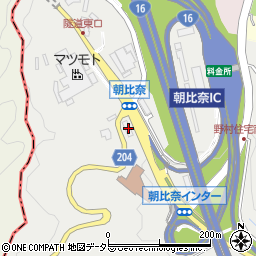 神奈川県横浜市金沢区朝比奈町117周辺の地図