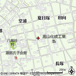 愛知県一宮市瀬部夏目塚66周辺の地図