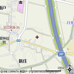 滋賀県米原市新庄159-1周辺の地図