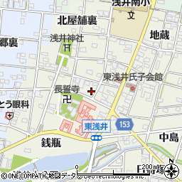 愛知県一宮市浅井町東浅井戌亥31周辺の地図