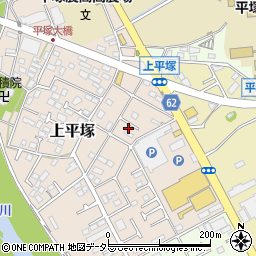 神奈川県平塚市上平塚1-37周辺の地図