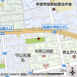 神奈川県平塚市八千代町周辺の地図