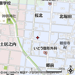 愛知県一宮市浅井町西浅井郷西14周辺の地図