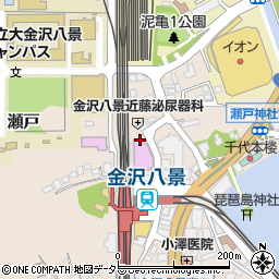 神奈川県横浜市金沢区瀬戸19周辺の地図