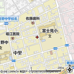 神奈川県平塚市中里16-28周辺の地図