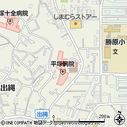 平塚病院周辺の地図