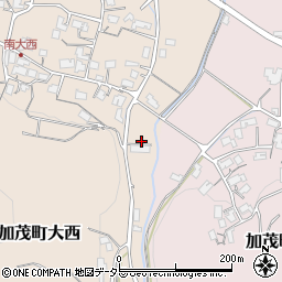 島根県雲南市加茂町大西100-1周辺の地図