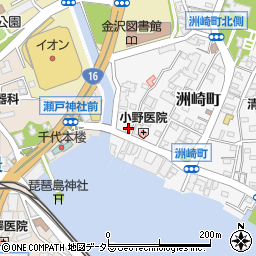 トヨタレンタリース神奈川金沢八景駅前店周辺の地図