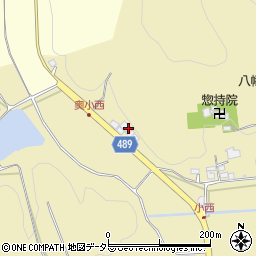 京都府綾部市小西町ヲンドリ周辺の地図