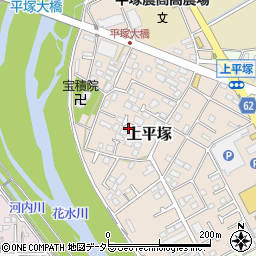神奈川県平塚市上平塚周辺の地図
