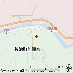 鳥取県鳥取市佐治町加瀬木389周辺の地図