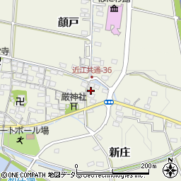 滋賀県米原市新庄293周辺の地図