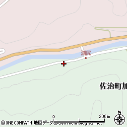 鳥取県鳥取市佐治町加瀬木1212周辺の地図