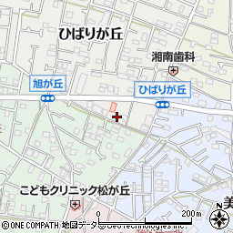 神奈川県茅ヶ崎市ひばりが丘7-32周辺の地図