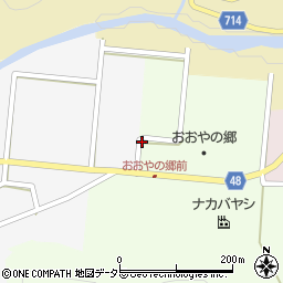 兵庫県養父市大屋町笠谷50周辺の地図