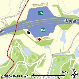 中央自動車道内津峠ＰＡ下り周辺の地図