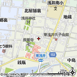 愛知県一宮市浅井町東浅井戌亥30周辺の地図