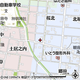 愛知県一宮市浅井町西浅井郷西16周辺の地図