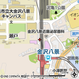 神奈川県横浜市金沢区瀬戸19-50周辺の地図