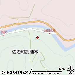 鳥取県鳥取市佐治町加瀬木381周辺の地図