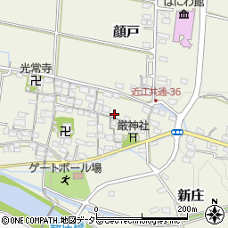 滋賀県米原市新庄389周辺の地図