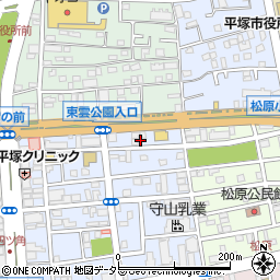 神奈川県平塚市宮の前13-26周辺の地図