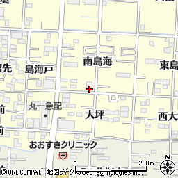 愛知県一宮市木曽川町門間南島海16周辺の地図