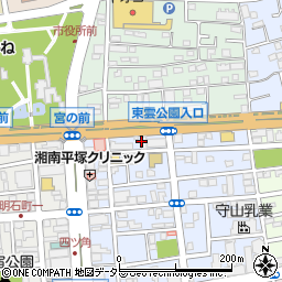 神奈川労務安全衛生協会（公益社団法人）　平塚支部周辺の地図