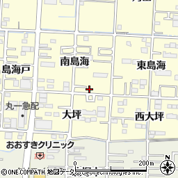 愛知県一宮市木曽川町門間南島海41周辺の地図