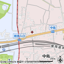 神奈川県茅ヶ崎市中島136-4周辺の地図