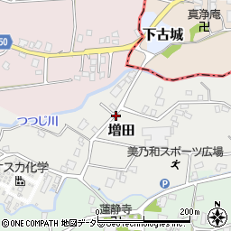 静岡県御殿場市増田周辺の地図