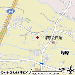 静岡県御殿場市塚原796-2周辺の地図
