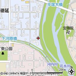 神奈川県平塚市徳延630-14周辺の地図