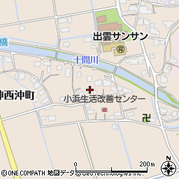 島根県出雲市神西沖町95周辺の地図