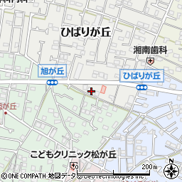 神奈川県茅ヶ崎市ひばりが丘7-7周辺の地図