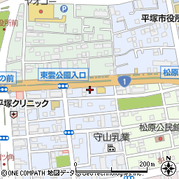 神奈川県平塚市宮の前13周辺の地図