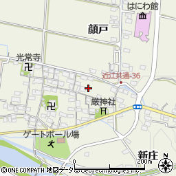 滋賀県米原市新庄391周辺の地図