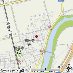 滋賀県米原市飯617周辺の地図
