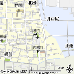 愛知県一宮市木曽川町門間東郷周辺の地図