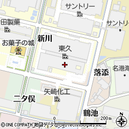 東久株式会社　犬山工場周辺の地図
