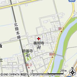 滋賀県米原市飯592周辺の地図