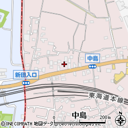 神奈川県茅ヶ崎市中島147周辺の地図