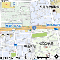 神奈川県平塚市宮の前13-16周辺の地図
